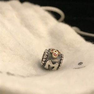 Authentic Pandora Two Tone Mom Charm